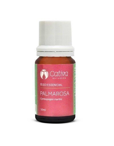 Óleo Essencial de Palmarosa - Cativa - Frasco com 10ml - Mundo dos Óleos