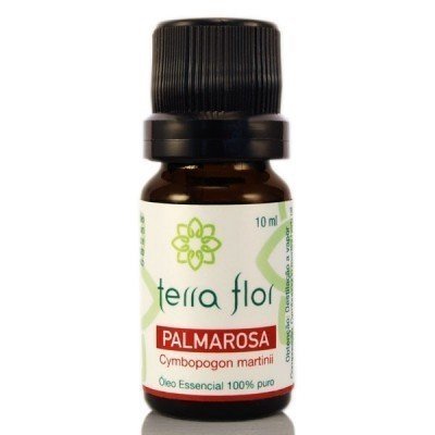 Óleo Essencial de Palmarosa - Terra Flor - Frasco com 10ml - Mundo dos Óleos