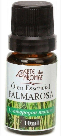 Óleo Essencial de Palmarosa - Arte dos Aromas - Frasco com 10ml - Mundo dos Óleos