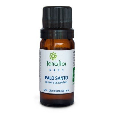 Óleo Essencial de Palo Santo - Terra Flor - Frasco com 5ml - Mundo dos Óleos