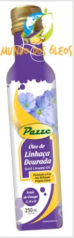 Óleo de Linhaça Dourada - Pazze - Frasco com 250ml - Mundo dos Óleos