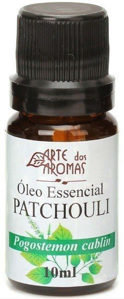 Óleo Essencial de Patchouli - Arte dos Aromas - Frasco com 10ml - Mundo dos Óleos