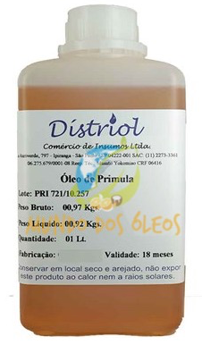 Óleo de Primula - Distriol - Frasco com 1 Litro - Mundo dos Óleos