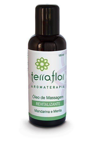 Óleo de Massagem Revitalizante - Terra Flor - Frasco com 120ml - Mundo dos Óleos