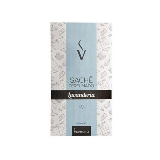 Sachê Perfumado 10g - Lavanderia - Via Aroma - Mundo dos Óleos