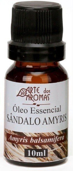 Óleo Essencial de Sândalo Amyris - Arte dos Aromas - Frasco com 10ml - Mundo dos Óleos