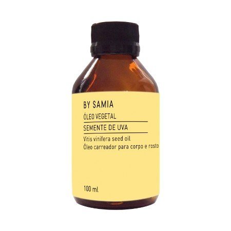 Óleo Vegetal de Semente de Uva - By Samia - Frasco com 100ml - Mundo dos Óleos