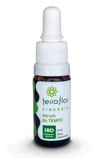 Sinergia Serum do Tempo - Óleo Essencial - Terra Flor - Frasco com 10ml - Mundo dos Óleos