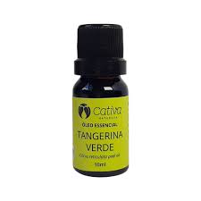 Óleo Essencial de Tangerina Verde - Cativa - Frasco com 10ml - Mundo dos Óleos