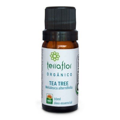 Óleo Essencial de Tea Tree Orgânico - Terra Flor - Frasco com 10ml - Mundo dos Óleos