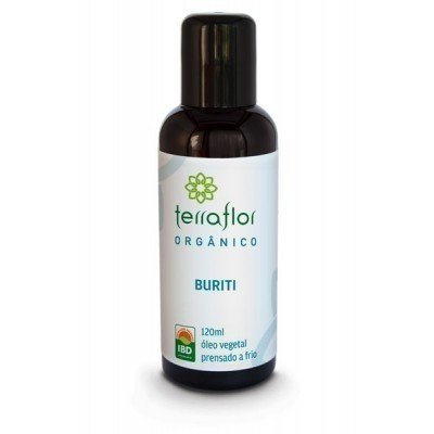 Óleo Vegetal de Buriti Orgânico - Terra Flor - Frasco com 120ml - Mundo dos Óleos