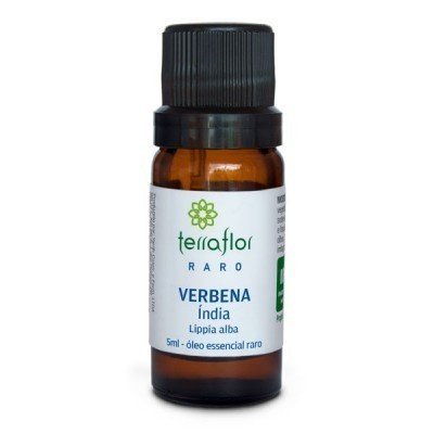 Óleo Essencial de Verbena Índia - Terra Flor - Frasco com 5ml - Mundo dos Óleos