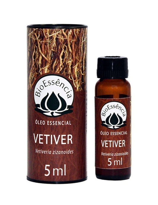 Óleo Essencial de Vetiver - BioEssência - Frasco com 5ml - Mundo dos Óleos