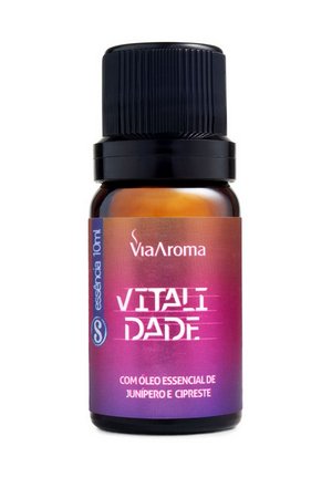 Essência Vitalidade - Via Aroma - Frasco com 10ml - Mundo dos Óleos