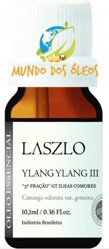 Óleo Essencial de Ylang Ylang III (3ª Fração) - Laszlo - Frasco com 10ml - Mundo dos Óleos